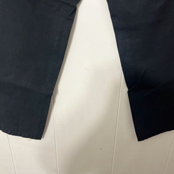 Chicos So Slimming Slim Jeans Womens 1 Regular Black Denim Flat Front Straight - Picture 9 of 10